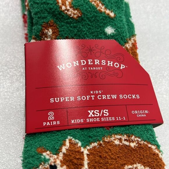 Kids holiday socks 2pairs - Picture 2 of 3